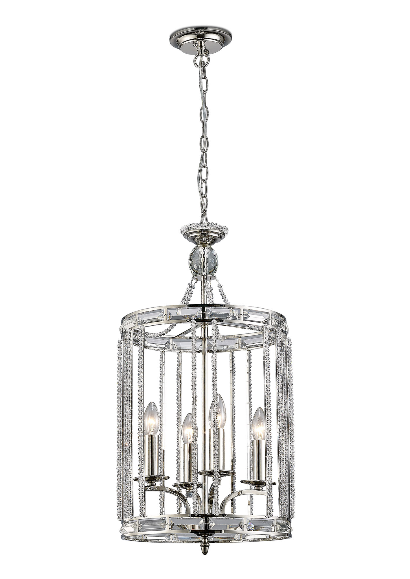 IL31666  Adina Crystal Pendant 4 Light